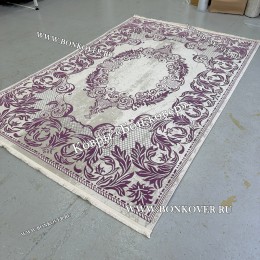 Ковер Медальон Для Гостиной Дизайн 30543 Сиреневый