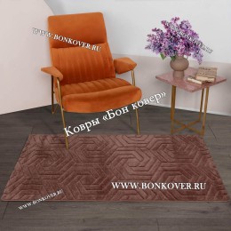 Современный Турецкий Ковер Дизайн 78 темно-розовый