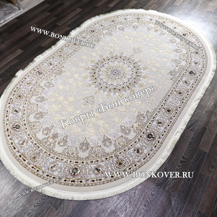 Персидский Ковер Для Гостиной Дизайн 29694 New NN Овал