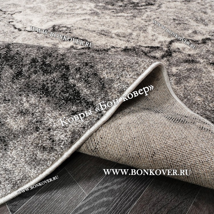 Ковер Карпет Серый Абстракция Овальный